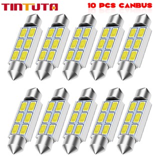 10 ชิ้น C5W canbus หลอดไฟ led 31 /36 /39 /41 มิลลิเมตร 5730 chips สําหรับติดภายในรถยนต์