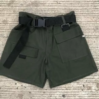 👖กางเกงวินเทจ ขาสั้น แถมฟรี!!เข็มขัด