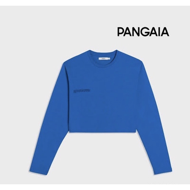 เสื้อแขนยาว สี cobalt จาก PANGAIA แท้