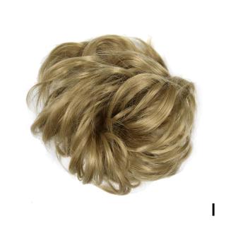 Easy To Wear Real Thick Curly Messy Bun Hair Piece Scrunchie Hair