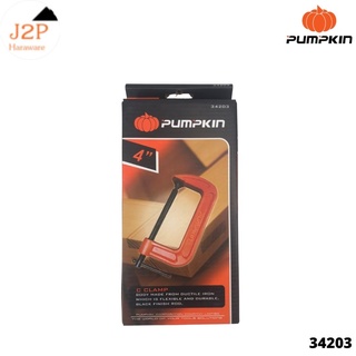 PUMPKIN ปากกาจับไม้ ตัวซี 4" C-Clamp 4" รุ่น 34203 J2P