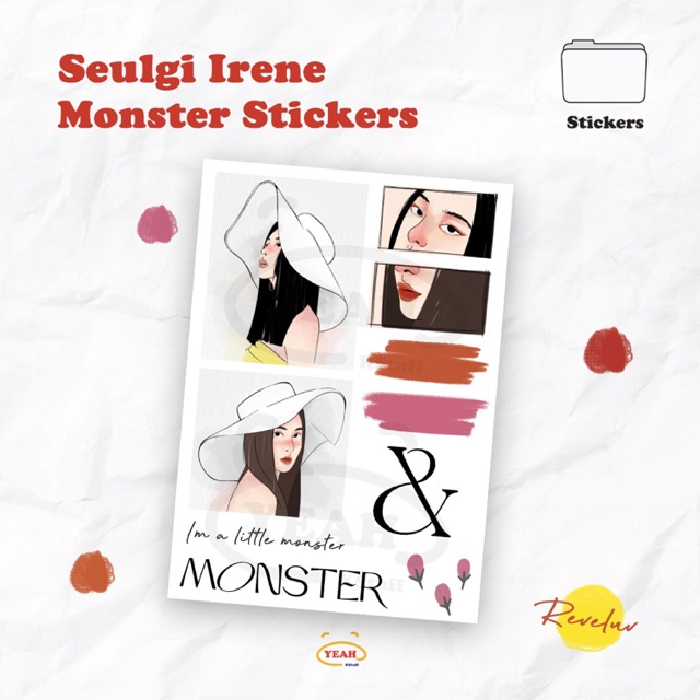 ชุดสติ๊กเกอร์ Seulgi Irene - Monster