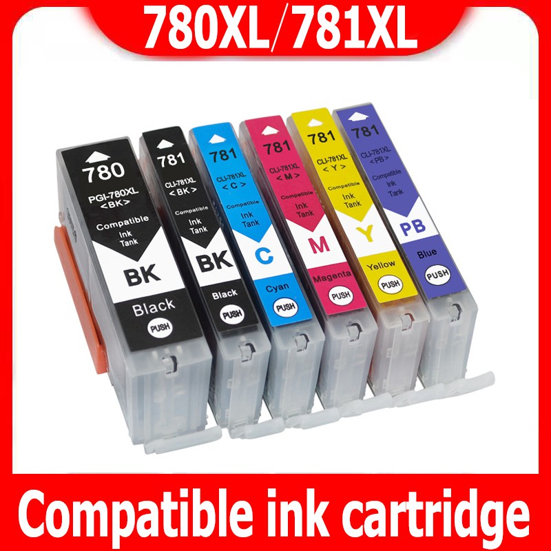 PGI 780 CLI 781 ink PGI 780XL CLI 781XL black PGI780XL CLI781XL ink cartridge Compatible for Canon T