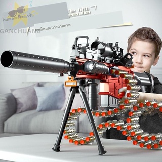 ปืนเนิร์ฟปืนสไนเปอร์nerf gun●﹍☃M416 ไฟฟ้าระเบิดกระสุนอ่อนเปลือกปืนขว้างมือในหนึ่งเดียวของเล่นเด็กปืนเด็กจำลองเครื่องจู่โ