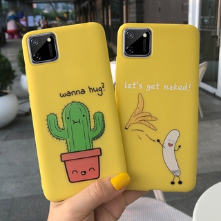 เคสโทรศัพท์มือถือพิมพ์ลายการ์ตูนกระบองเพชรสําหรับ Realme C 11 Realmec 11 C 11