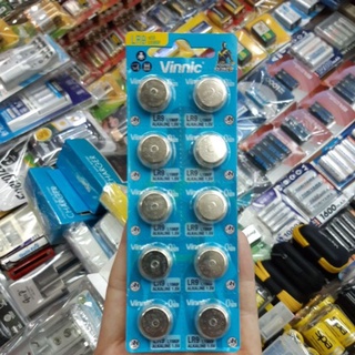 (10ก้อน) ถ่านกล้อง Vinnic LR625, R9, PX625, L1560F 1.5V Alkaline Battery 1แพค 10ก้อน