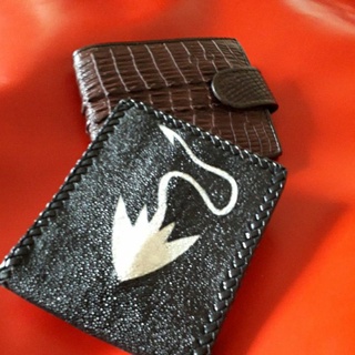 wallet and sea snake skin pocket coin walletกระเป๋าสตางค์799