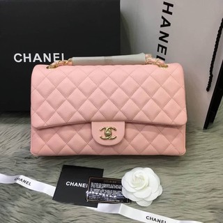 กระเป๋า Chanel classic คาเวียร์12”