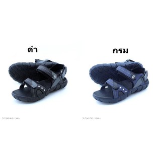 Scholl รองเท้าแตะ SANDAL รุ่น 2U 2543 สี ดำ กรม