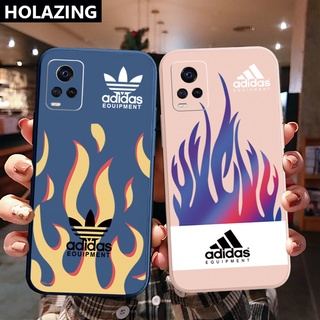 เคสโทรศัพท์มือถือ ขอบสี่เหลี่ยม ลาย Adi Fire สําหรับ VIVO T1X Y02S Y21 Y15A Y15S Y33S Y21T Y11S Y12S Y21A Y1S Y91C Y01