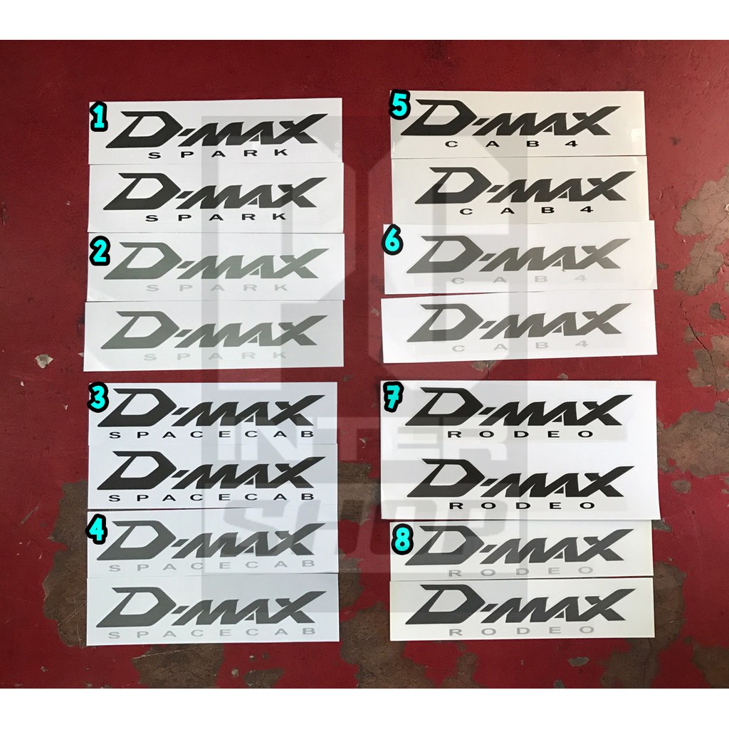 สติ๊กเกอร์ D-MAX ปี 2007-2011