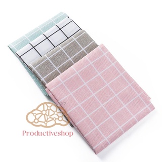 ผ้าปูโต๊ะ ลายตาราง มี 2ขนาด กันน้ำและกันเปื้อน ทำความสะอาดง่…