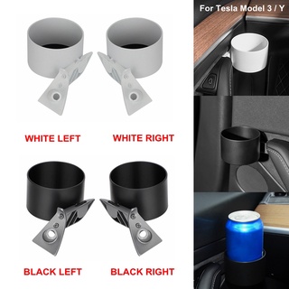 Tesla อุปกรณ์เสริมFor Tesla Model 3 Y Car Cu Holder Vehicle Storage Box Auto Interior Door Mount Drink Rank Coffee Water