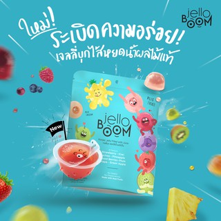 Jello Boom เจลลี่บุกสอดไส้หยดน้ำผลไม้แท้ 168 g