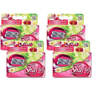DORCO : DRCAMZ007* ใบมีดโกน Shai SoftTouch 6 Value Pack (16 Cartridges)