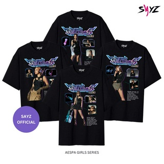 พร้อมส่ง เสื้อยืด ลาย Aespa Girls Karina Ningning Giselle แฟชั่นฤดูหนาว | ชุด Aespa | อัลบั้มรูปเด็กผู้หญิง | แค่ด้านหน้า | - เสื้อยืดคอนเสิร์ต by sayzco