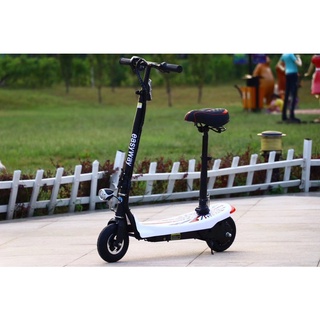 สกู๊ตเตอร์ไฟฟ้า 24V350W แบตเตอรี่ลิเธียม มี2สี ดำ,ขาว ล้อยางตันหน้า-หลัง Scooter สกู๊ตเตอร์ไฟฟ้าเด็ก,ผู้ใหญ่