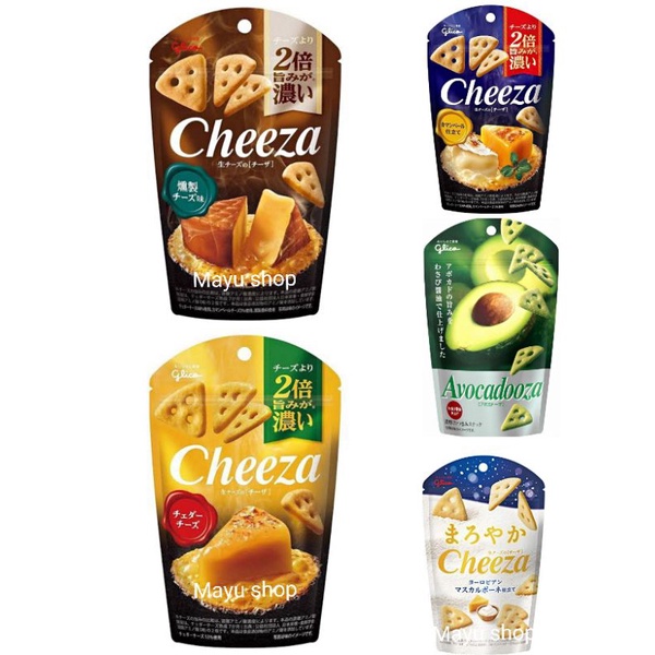 Glico Cheeza ชีสซ่าส์ บิสกิตรสชีส ขนาด 32 กรัม Exp.07/2026