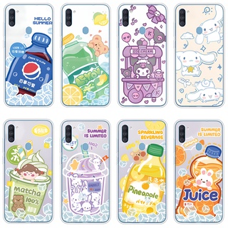 เคสโทรศัพท์ซิลิโคน TPU แบบนิ่ม สําหรับ Samsung Galaxy a02 M02 a02s M02s a10s a11