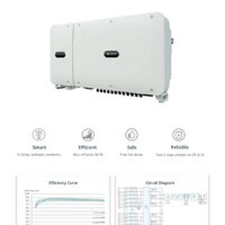 ็Huawei Inverter 60kw 3Phase SUN2000-60KTL-M0