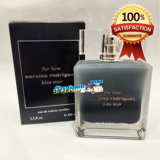 💃Aromati2you💃 น้ำหอมผู้ชาย Narciso Rodriguez for Him Bleu Noir EDT 100ml. (กล่องเทสเตอร์) แบรนด์แท้ จัดส่งฟรี