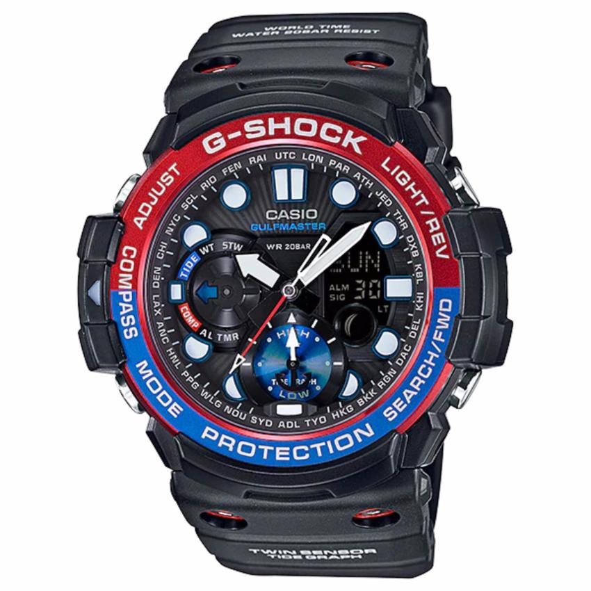 Casio G-Shock Gulfmaster นาฬิกาข้อมือผู้ชาย สายเรซิ่น รุ่น GN-1000-1A