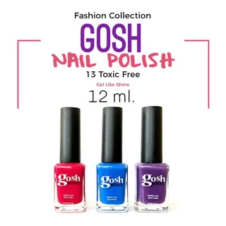 สีทาเล็บก๊อช (Gosh by Moss) ขนาด 12 ml. (บรรจุ 12 ขวด)