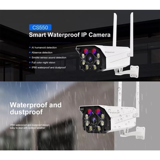 VSTARCAM CS550 1296P FHD WiFi 3.0MP iP Camera กล้องวงจรปิด ฟรี !!! เมมโมรี่การ์ดแท้ SanDisk 32GB Class10