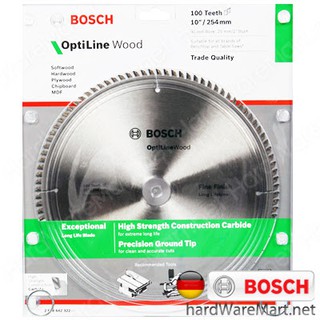 ใบเลื่อยวงเดือน 10" x 120T ตัดไม้ BOSCH 642323  บอสซ์