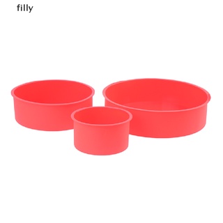 [FILLY] Round Silicone Mould Baking Pan Cake Mold Baking Accessories Silicone Molds DFG