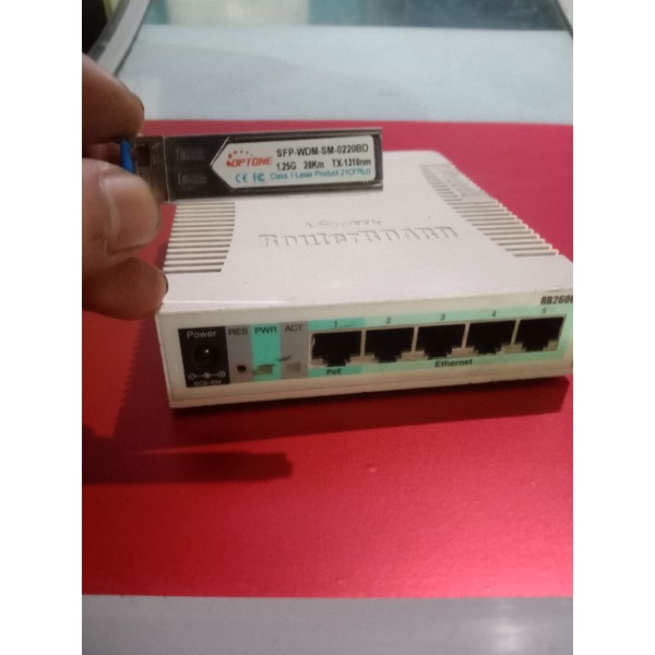 Mikrotik Rb260Gs และ SFP -WDM-SM-0220BD