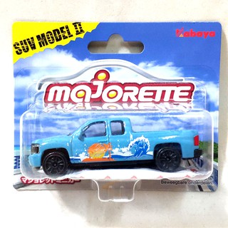 รถเหล็ก Majorette กะบะเชฟโรเร็ต สีน้ำเงิน ลายคลื่นทะเล Chevrolet Pick up