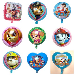 ลูกโป่งฟอยล์ฮีเลียม Paw Patrol ขนาด 18 นิ้วสําหรับตกแต่งปาร์ตี้วันเกิด