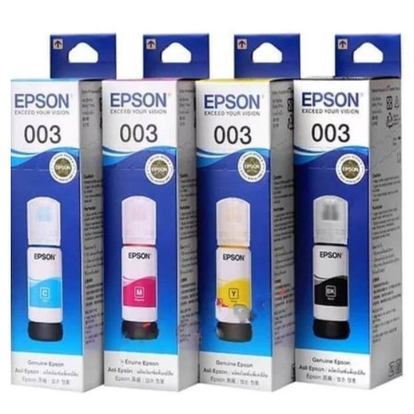 หมึก EPSON T003 ครบชุด 4 สี (T00V100 - T00V400) ของแท้ 100%