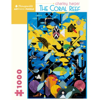 จิ๊กซอว์ Pomegranate ภาพ The Coral Reef จิตรกร Charley Harper จำนวน 1,000 ชิ้น