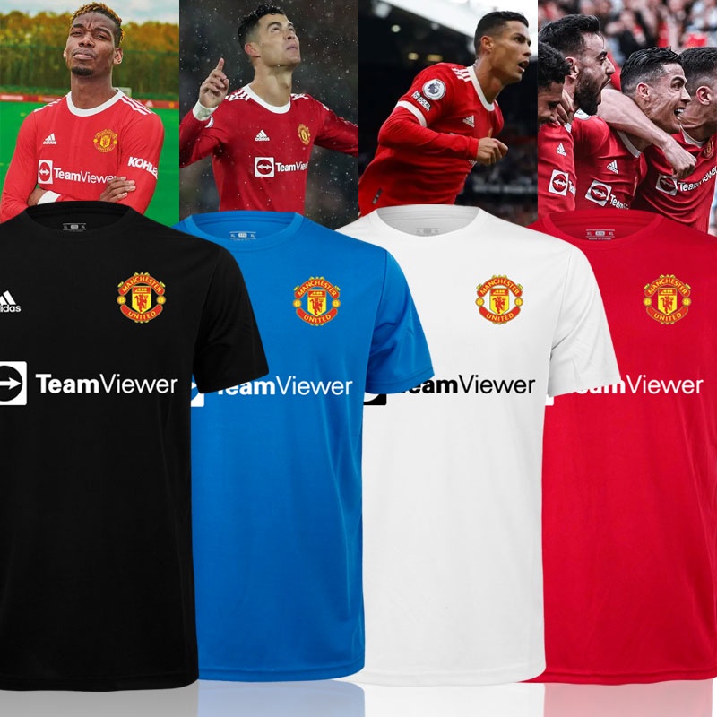 Manchester United Jersey man football เสื้อผ้าผู้ชายเสื้อยืดแขนสั้น