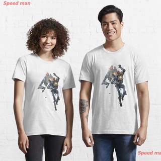 เสื้อยืดครอป เอเพ็กซ์เลเจนส์ เสื้อapex legends tshirt clothing man black APEX LEGEND battle royal PATHFINDER Es