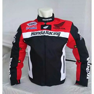 เสื้อแจ็กเก็ตกันลม กันน้ํา กันลม สําหรับขี่รถจักรยานยนต์ Honda Racing Jacket HRC SHOEI Touring สําหรับผู้ชาย