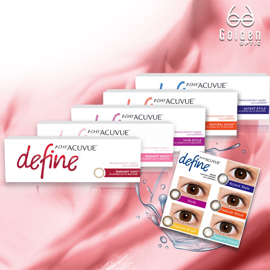 [[ของแท้ 100%]] คอนแทคเลนส์ แอคคิววิว ดีไฟน์  - Contact Lens Acuvue Define