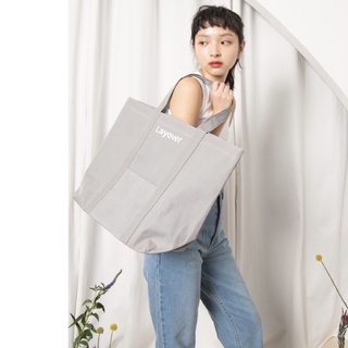 Layover Limited Everyday Grey Tote Bag แท้