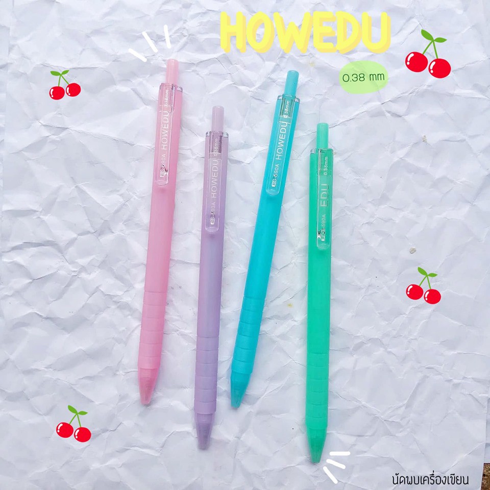 ปากกาหมึกกึ่งเจล HOWEDU SEMI-GEL PENS 0.38 MM – โปรปัง