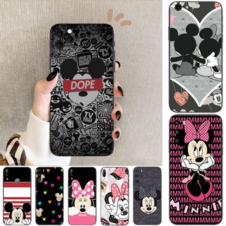 เคสโทรศัพท์มือถือแบบนิ่ม ลายมิกกี้เมาส์น่ารัก สีดํา สําหรับ Samsung J4 J6 J8 2018 J4 J6 Plus J4 J6 Prime J7 J7 Core