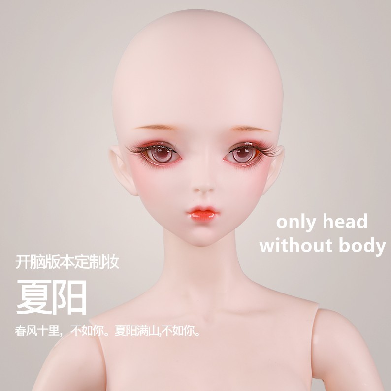 หัวตุ๊กตา ตาเปิดได้ ขนาด 1/3 bjd