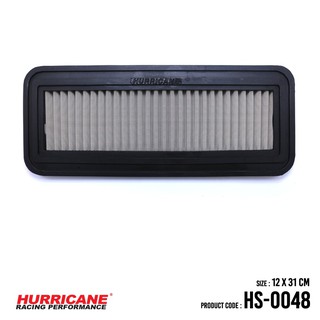 HURRICANE กรองอากาศสแตนเลส , ผ้าแดง Perodua Myvi HS-0048