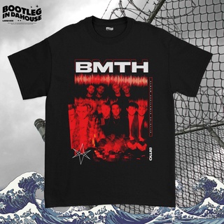 เสื้ เสื้อยืด พิมพ์ลายวง BMTH AMO BMTH BMTH สําหรับผู้ชายS-5XL