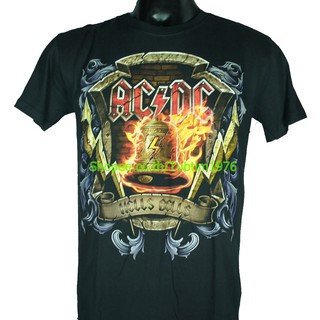 【hot sale】เสื้อวง Ac/Dc เสื้อยืดแฟชั่นวงดนตรี เสื้อวินเทจ acdc เอซี/ดีซี ADC1362