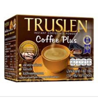 กาแฟทรูสเลน คอฟฟีพลัส1กล่อง 10 ซอง Truslen Coffee Plus 10 Sachets