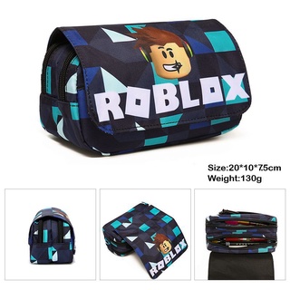 กระเป๋าเครื่องเขียน กระเป๋าดินสอ กระเป๋าเครื่องเขียน มีซิป ลายเกม Roblox Virtual World สําหรับเด็ก