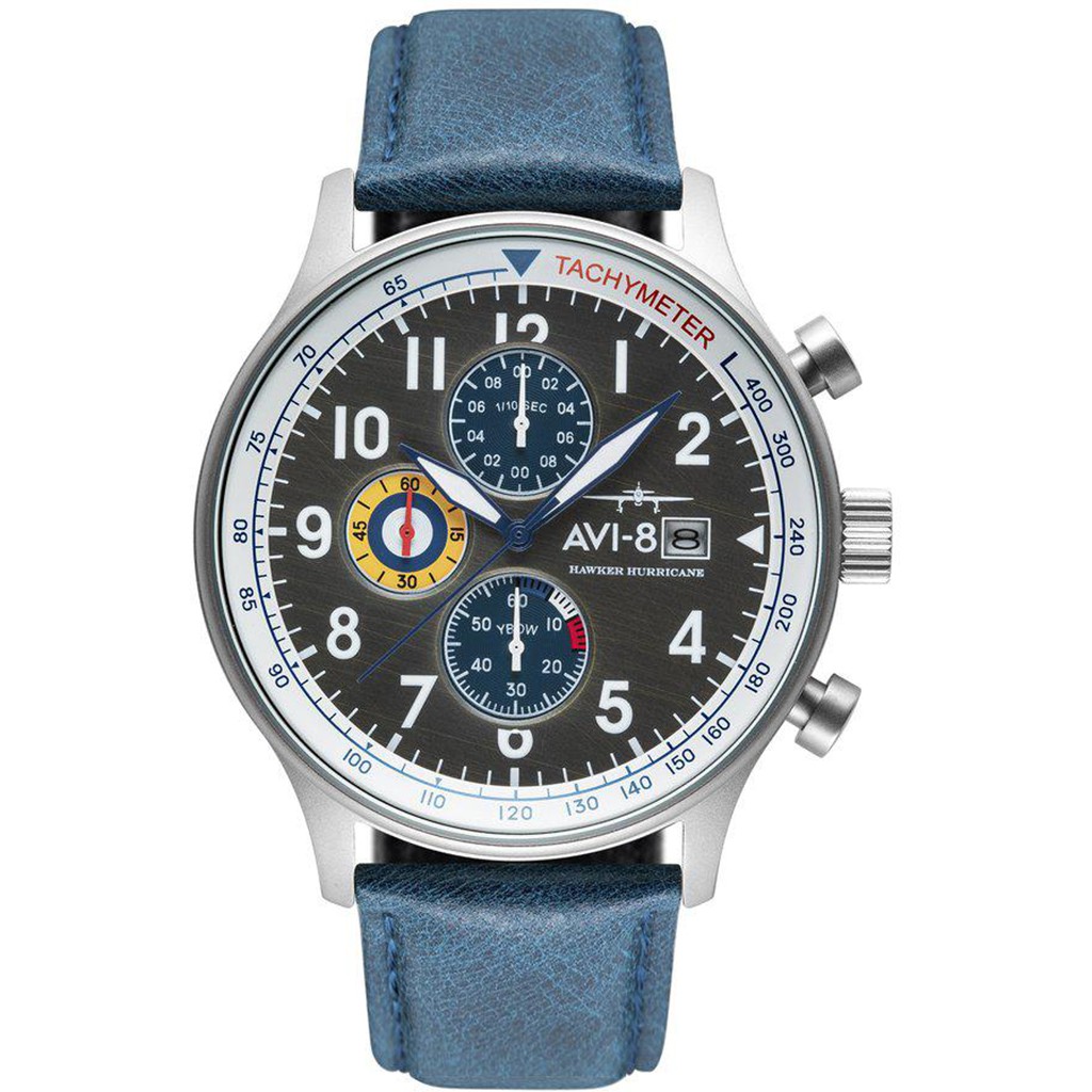 AVI-8 นาฬิกาผู้ชายจากอังกฤษ รุ่น HAWKER HURRICANE AV-4011-0F (สินค้าของแท้ 100%)