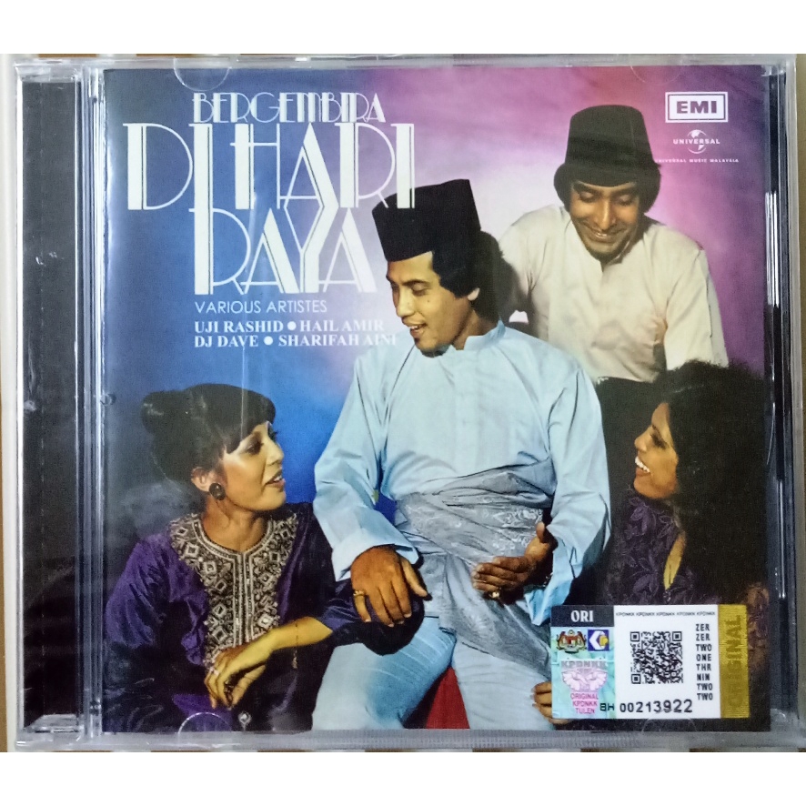 Hari Raya ซีดี Joy in Eid Test Rashid Hail Amir DJ Dave Sharifah Aini